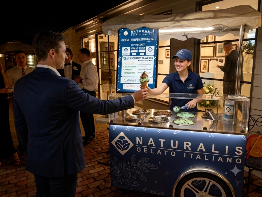 The Naturalis DELUXE gelato cart