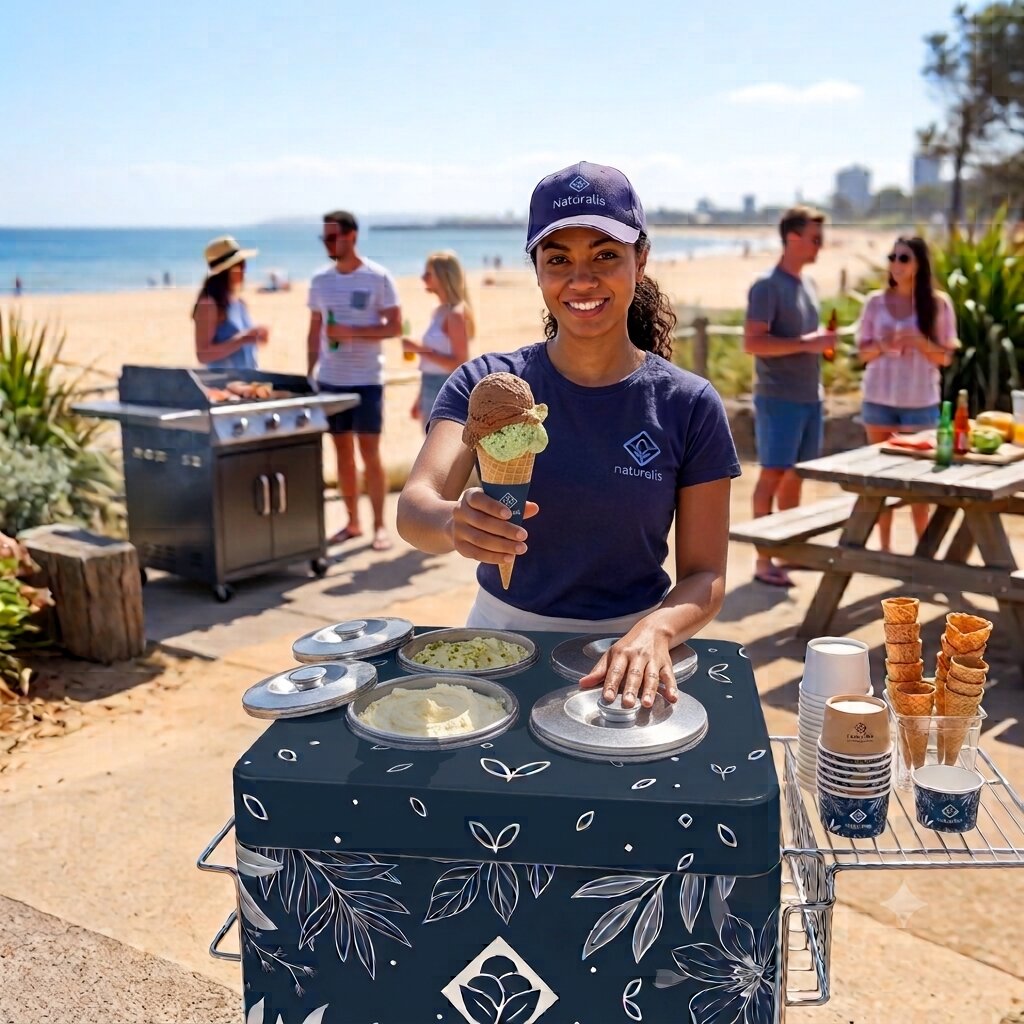 The Naturalis STANDARD gelato cart