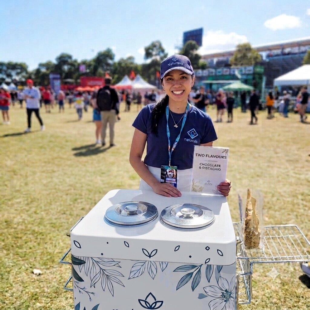 The Naturalis MINI gelato cart